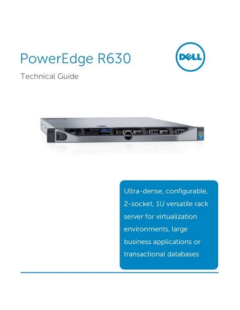 dell poweredge r630 datasheet|Dell PowerEdge R620 Technical Guide.